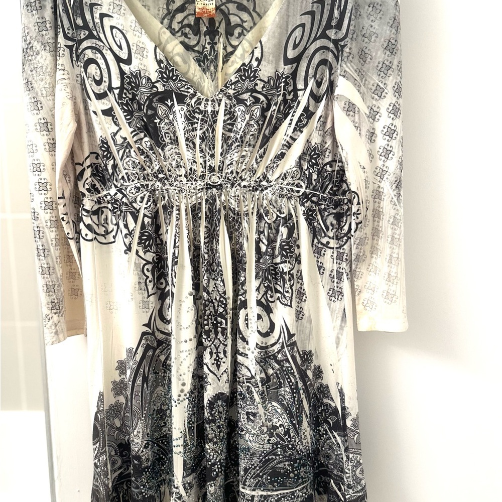 S-Twelve Black and White Dress